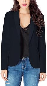 img 2 attached to 🎩 Women's Notched Pocket Suiting & Blazers from Lookbook Store: Fashionable Women's Clothing