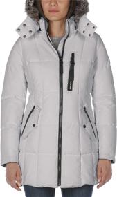 img 1 attached to Nautica Womens Heavyweight Puffer Jacket Women's Clothing for Coats, Jackets & Vests