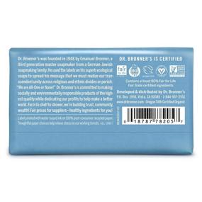 img 3 attached to 🧼 Dr. Bronner’s - Pure-Castile Bar Soap (Baby Unscented, 5 oz, 6-Pack) - Gentle Organic Soap for Sensitive Skin & Babies - Face, Body & Hair - No Fragrance Added, Biodegradable, Vegan, Non-GMO