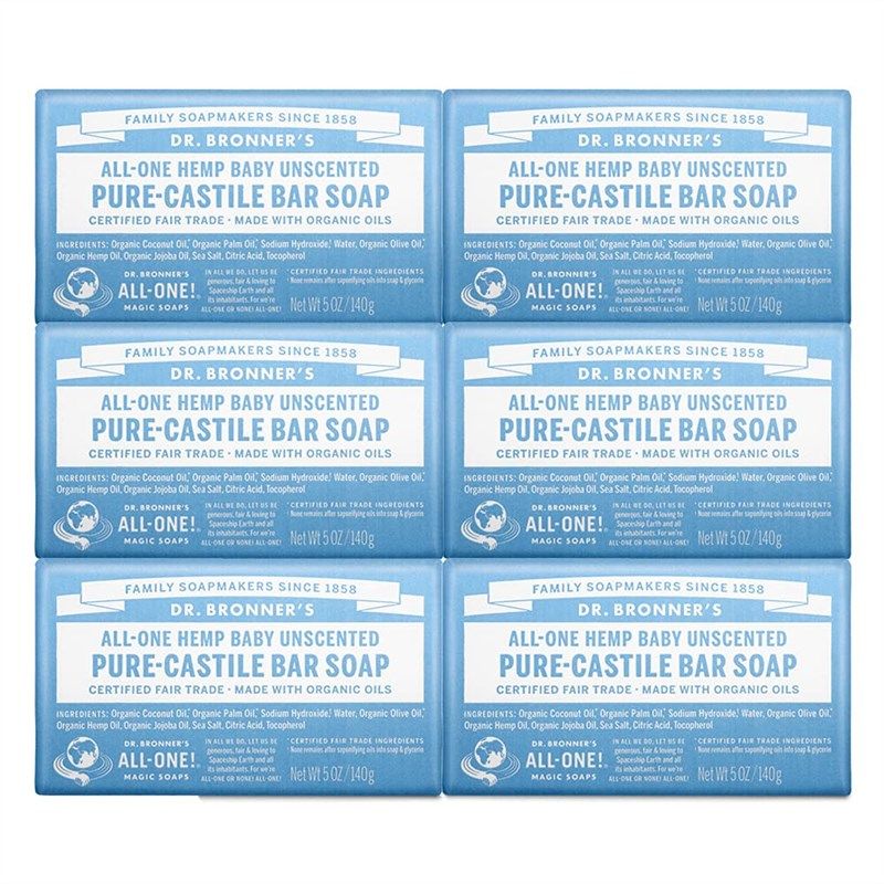 dr bronners pure castile unscented biodegradable 로고