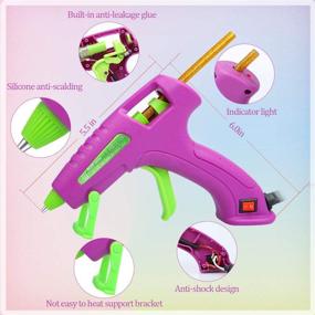 img 1 attached to 🔧 e.Durable Mini Glue Gun Tool Kit - Perfect for Small DIY Projects & Delicate Items (30W)