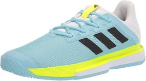 img 4 attached to Adidas Solematch Bounce White Black Men's Shoes and Athletic