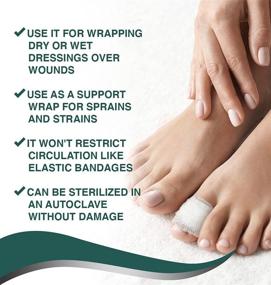 img 1 attached to Gauztex® Sports Toe Tape Self Adhesive