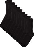 🧦 jefferies socks boys' crew socks 9-pack logo