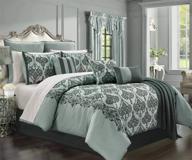 🛏️ riverbrook home casablanca comforter set queen: luxurious spa 14 piece collection logo