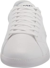 img 3 attached to 👟 Lacoste Graduate Sneaker: Stylish White Leather Footwear