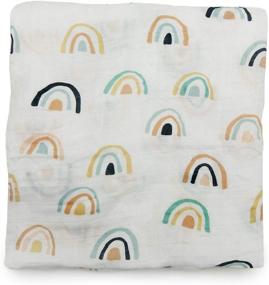 img 3 attached to Loulou Lollipop Swaddle Blanket Receiving Kids' Home Store for Nursery Bedding