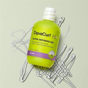 img 3 attached to DevaCurl Ultra Defining Gel - Strong Hold No-Crunch Styler, Bright Breeze, 12 fluid ounces