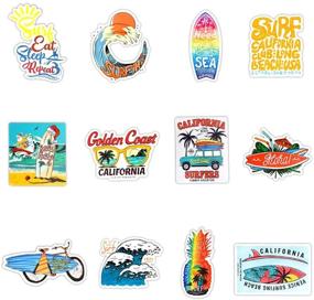 img 2 attached to Stickers Surfing Waterproof Surfboard Luggages
