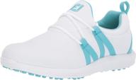 enhance your golf game with footjoy women's fj leisure slip-on golf shoes logo