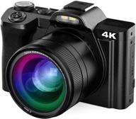 📸 enhanced 4k digital camera: aitechny vlogging camera for youtube with 48mp video, wifi, touch screen, wide angle lens, and 16x zoom logo