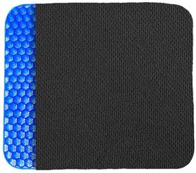 img 4 attached to Pain Relief Gel Seat Cushion with Double Layer Honeycomb Design - Breathable Chair Pad for Car Driver, Office Chair, Wheelchair, and Truck - Support for Butt, Hip, Tailbone, Sciatic Nerve and Spine