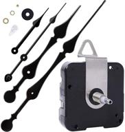 emoon high torque clock movement with 11 inch spade hands, quartz motor kit for custom clock repair, 7/8 in total shaft length (black) логотип