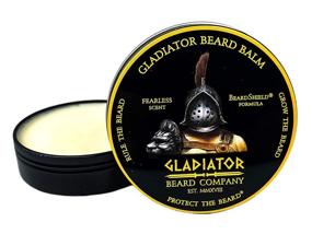 img 2 attached to 🧔 Gladiator Beard Balm - Fearless Scent, 2.6 oz - 30% More Size Than Standard Balms - BeardShield Formula for Superior Beard Conditioning and Control