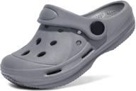 🏻 stq garden sandals clogs for little boys' shoes - ideal for clogs & mules logo