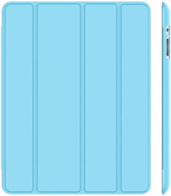 img 4 attached to 🔷 JETech Case for iPad 2 3 4 (Old Model), Smart Cover with Auto Sleep/Wake - Blue