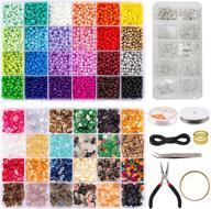 💎 romuche jewelry making kit: complete bracelet making supplies with 48 colors beads and tools for adults and teens – diy bracelet, earrings, and necklace jewelry making and repair logo