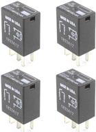 highly-compatible 4 pack 8t2t-14b192-aa multi-function relay for f150 f-250 - oem relays with 4-pin configuration and 8t2t14b192aa product code logo