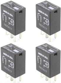 img 1 attached to Highly-compatible 4 Pack 8T2T-14B192-AA Multi-Function Relay for F150 F-250 - OEM Relays with 4-PIN Configuration and 8T2T14B192AA Product Code