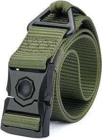 img 1 attached to 🔒 DEYACE Quick Release Harnesses - Ultimate Non-Slip Men's Accessories and Belts