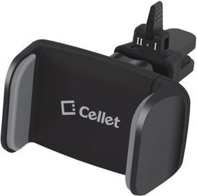 img 4 attached to 🚗 Cellet Air Vent Car Mount: The Perfect Smartphone Holder for iPhone X, Samsung Galaxy S8, and More - 360° Rotation & Tightening Knob