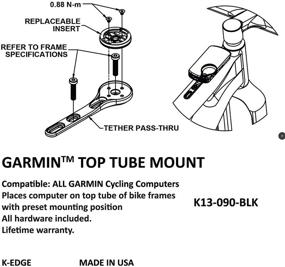 img 1 attached to Крепление на верхнюю трубу K Edge Garmin