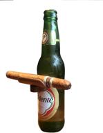 🚬 cigarzup cigar holder: the versatile bronze clip-on accessory for securing cigars to bottles, cans, and glasses logo