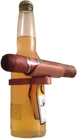 img 1 attached to 🚬 CigarzUp Cigar Holder: The Versatile Bronze Clip-On Accessory for Securing Cigars to Bottles, Cans, and Glasses