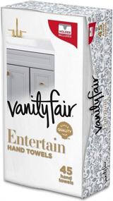 img 1 attached to 🧻 Vanity Fair Disposable White Paper Hand Towels, 45 Count - Entertain in Style