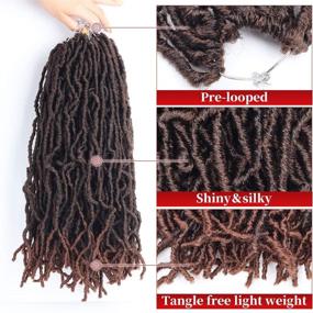 img 3 attached to Crochet Pre Looped African Dreadlocs Extensions