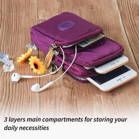 img 1 attached to 👜 Stylish and Functional WITERY Waterproof Nylon Crossbody Cell Phone Purse for Women