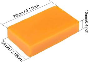 img 2 attached to 🐝 uxcell Beeswax Block for Sewing, Thread Line Rectangle Wax Tool, Leather Craft Supplies DIY