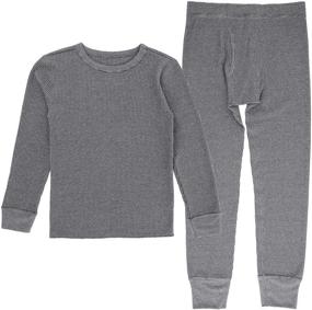 img 4 attached to 🩲 Fruit of the Loom Premium Thermal Waffle Underwear Set for Boys