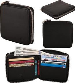 img 3 attached to Mens Leather Bifold Wallet - Essential Men's Accessory in Wallets, Card Cases & Money Organizers