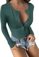 👗 apofer women's bodysuit leotard with convenient closure - ideal women's clothing for all occasions logo