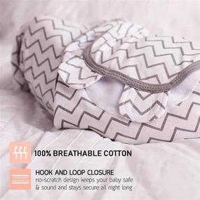 img 1 attached to 👶 Cuddlebug Adjustable Baby Swaddle Blanket & Wrap (Spots & Stripes) - Pack of 3 - Small/Medium (0-3 Months Old): Secure Comfort for Your Little One