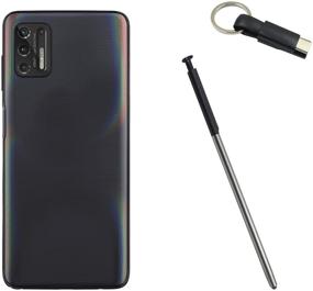 img 4 attached to 🖊️ Black Touch Pen Stylus Replacement for Motorola Moto G Stylus 2021 XT2115 - Type-c Charger Included