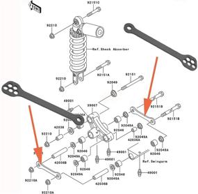 img 2 attached to Lowering Links 1994 2021 Kawasaki Motorcycle