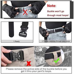 img 2 attached to Stretch Tactical Casual Elastic Military Men's Accessories in Belts