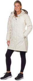 img 2 attached to North Face Womens Parka Medium Women's Clothing