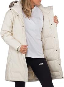 img 1 attached to North Face Womens Parka Medium Women's Clothing