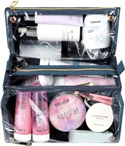 img 3 attached to 💄 Portable Cosmetic Organizer by SRYSITA: Optimal Storage Solution for Organizers