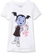 disney little vampirina sleeve t shirt logo