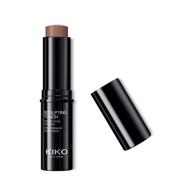 kiko milano cream contour stick - creamy texture, matte finish, cruelty-free makeup - hypoallergenic, professional contouring stick - made in italy (chocolate) logo