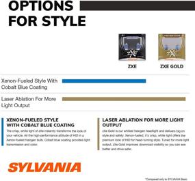 img 2 attached to SYLVANIA - H13 (9008) SilverStar zXe GOLD High Performance Halogen Headlight Bulb - Bright White Light Output, Top HID Alternative, Advanced Xenon Charged Technology (Includes 2 Bulbs)