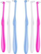 🦷 6-piece tuft toothbrush set: soft trim, tapered trim, interspace brush - detailed cleaning logo