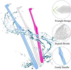 img 1 attached to 🦷 6-Piece Tuft Toothbrush Set: Soft Trim, Tapered Trim, Interspace Brush - Detailed Cleaning