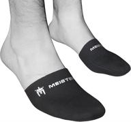 🧦 meister 2.5mm thermal neoprene toe warmer booties for all-season activities - cycling, running, hiking & ice baths (pair) логотип