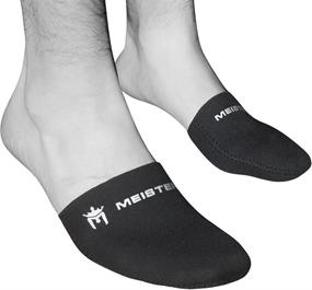 img 3 attached to 🧦 Meister 2.5mm Thermal Neoprene Toe Warmer Booties for All-Season Activities - Cycling, Running, Hiking & Ice Baths (Pair)