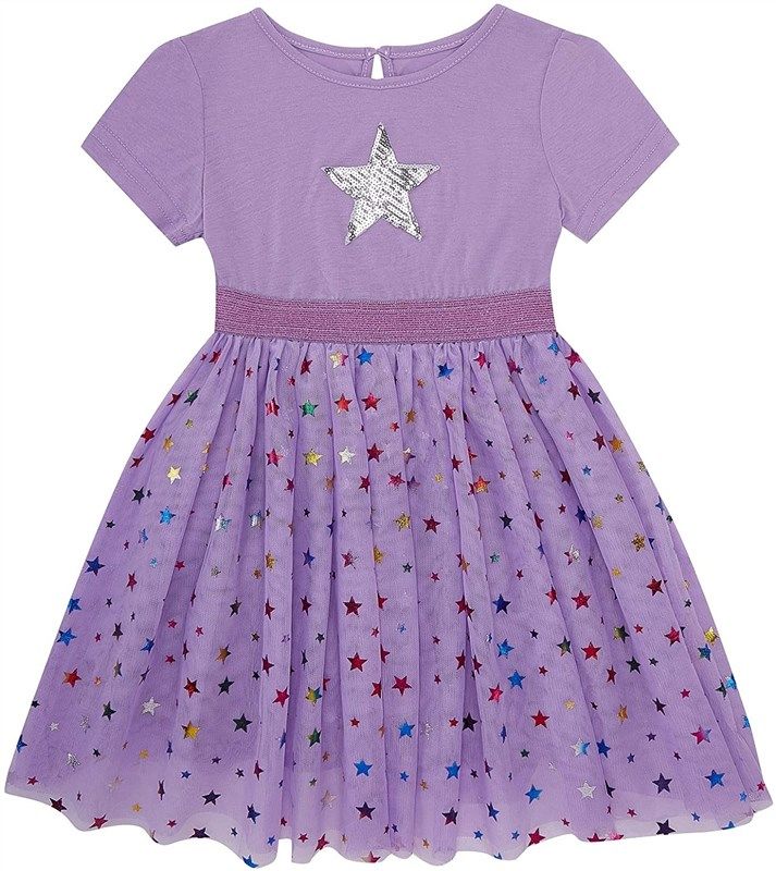 danichins layered sparkle little purple girls' clothing for dresses 标志